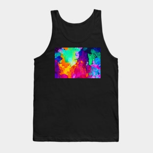 Glow of colors Abstract mix of vibrant colors, one of a kind, Cool look Tank Top